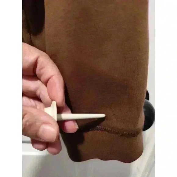 TOMMY BAHAMA Men’s 1/4 Zip Brown Pullover Sweater 100% Pima Cotton Size LARGE - Picture 8 of 9